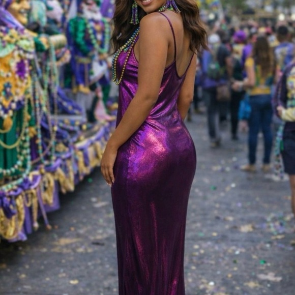 Dresses & Skirts - Elegant Purple Women's Dress